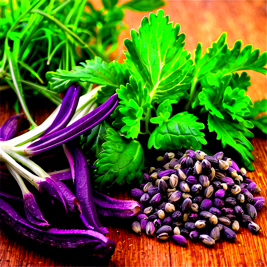 Culinary Herb Collection Png Avi PNG image