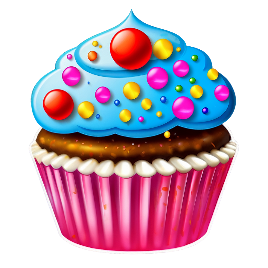 Cupcake Emoji Png 04292024 PNG image