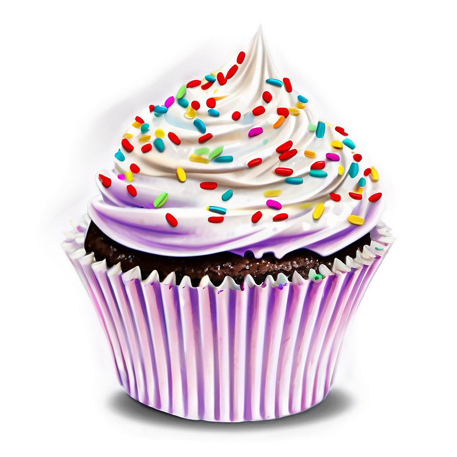 Cupcake With Sprinkles Png 05032024 PNG image