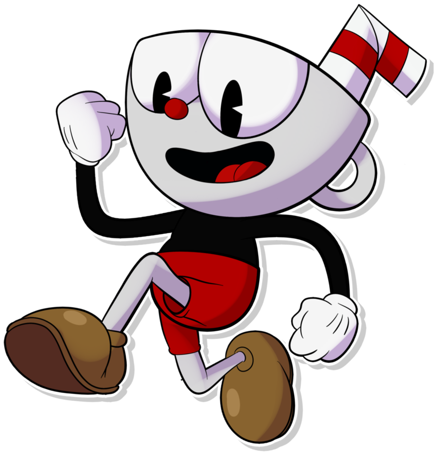 Cuphead Character Pose PNG image