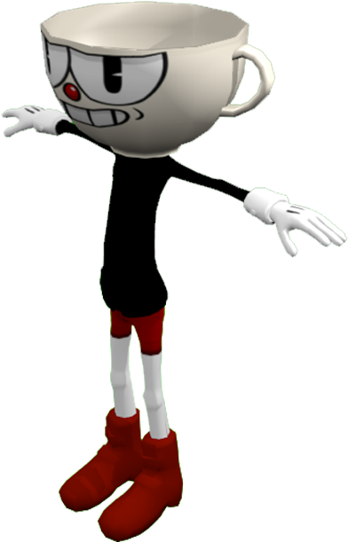 Cuphead Character Pose PNG image