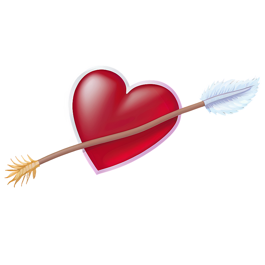 Cupid's Arrow Transparent Background Png 06212024 PNG image