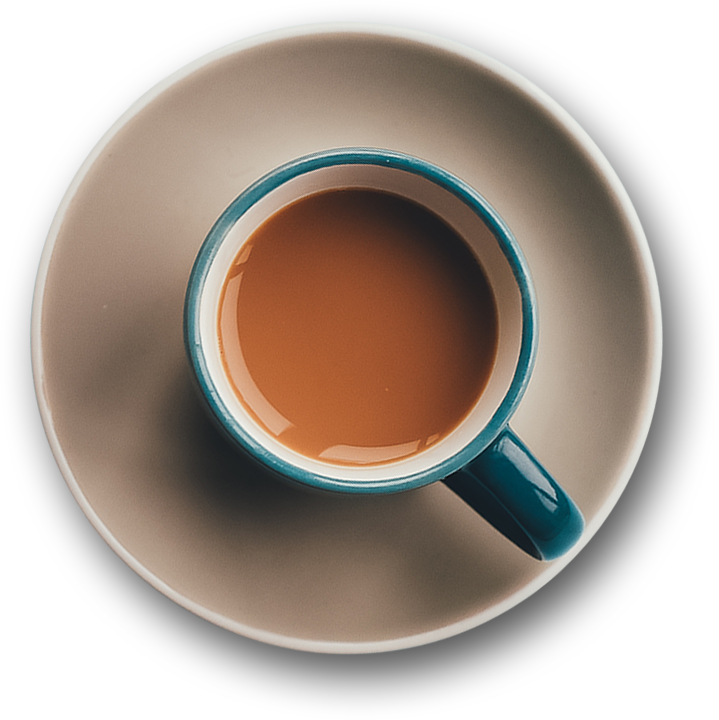 Cupof Coffee Top View PNG image