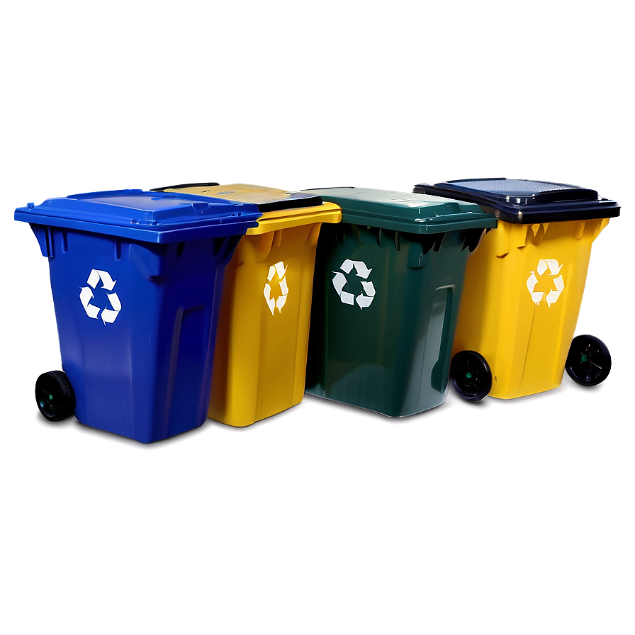 Curbside Recycling Bin Png 06212024 PNG image