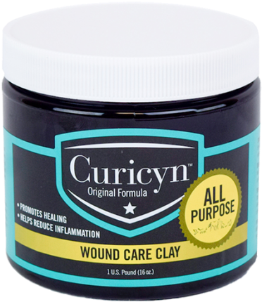 Curicyn Wound Care Clay Container PNG image