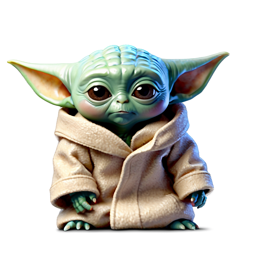 Curious Baby Yoda Png 05062024 PNG image