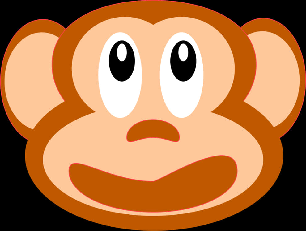Curious George Cartoon Monkey Face PNG image