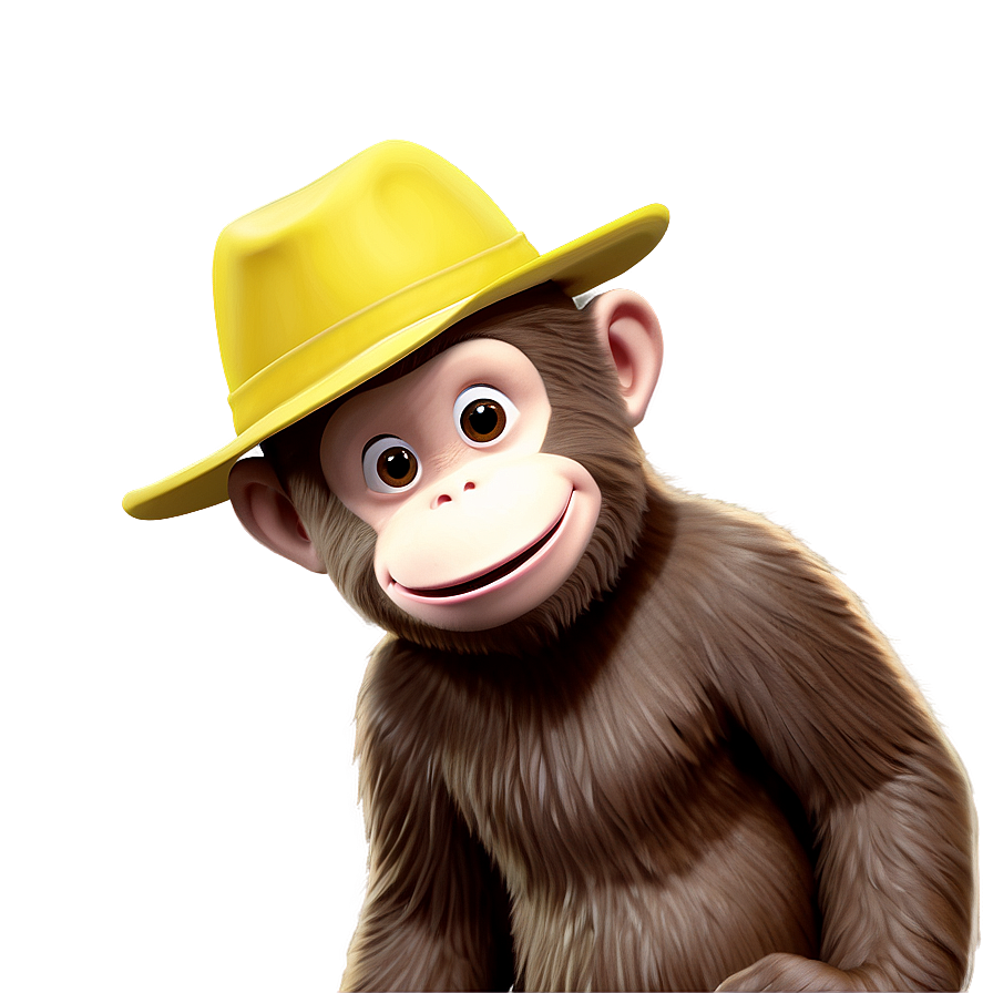 Curious George Yellow Hat Png Xtv86 PNG image