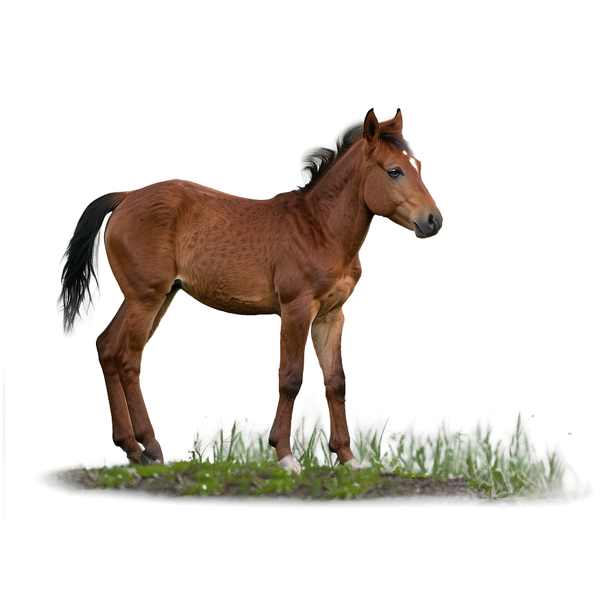 Curious Mustang Horse Foal Png 06262024 PNG image