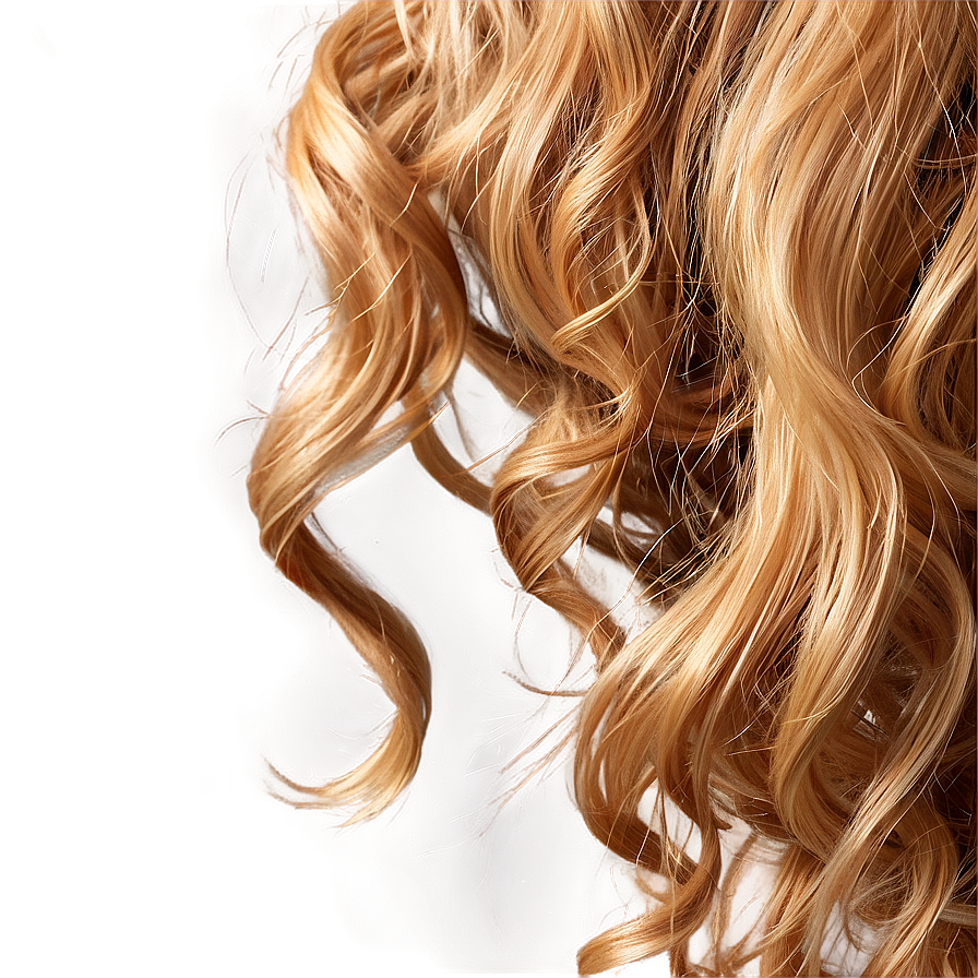 Curly Blond Hair Png 31 PNG image