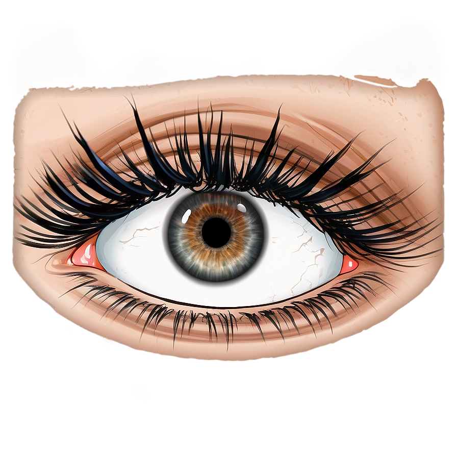 Curly Eyelashes Png 78 PNG image