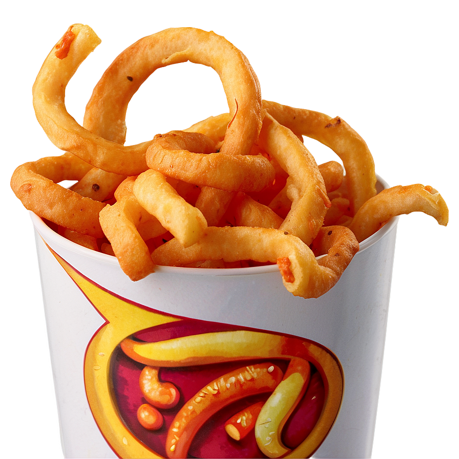 Curly Fries Delight Png 1 PNG image