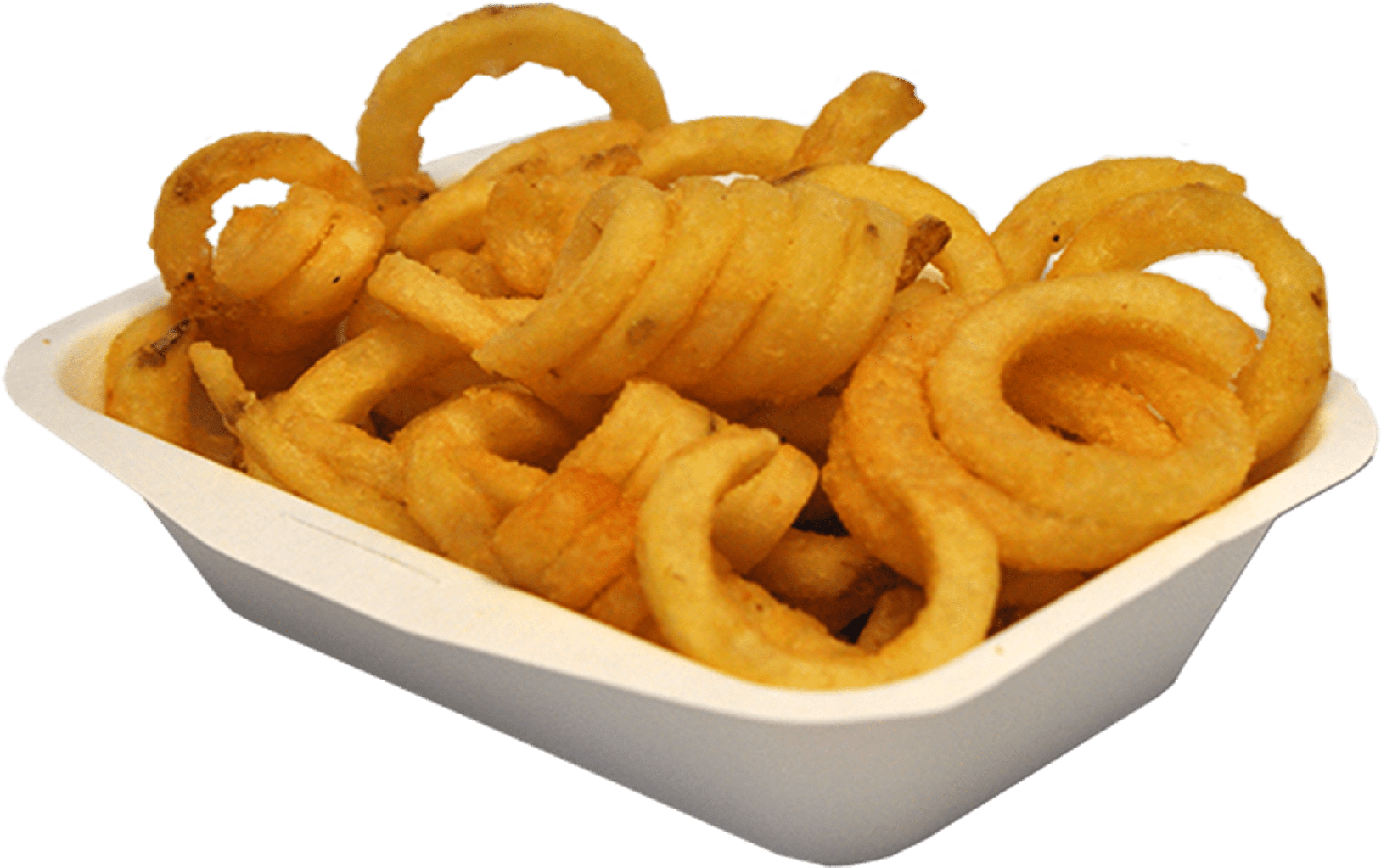 Curly Friesin Container PNG image