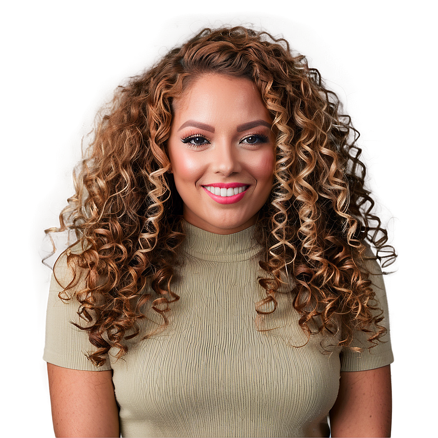 Curly Hair Night Out Png 60 PNG image