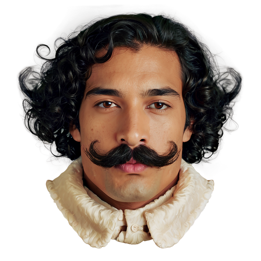 Curly Handlebar Mustache Png Eyd37 PNG image