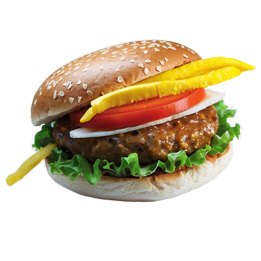Curry Burger Png Bhm PNG image