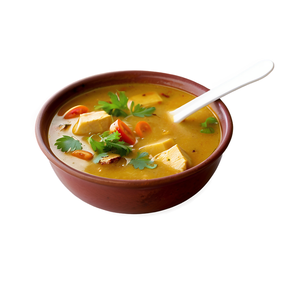 Curry Chicken Soup Png 82 PNG image