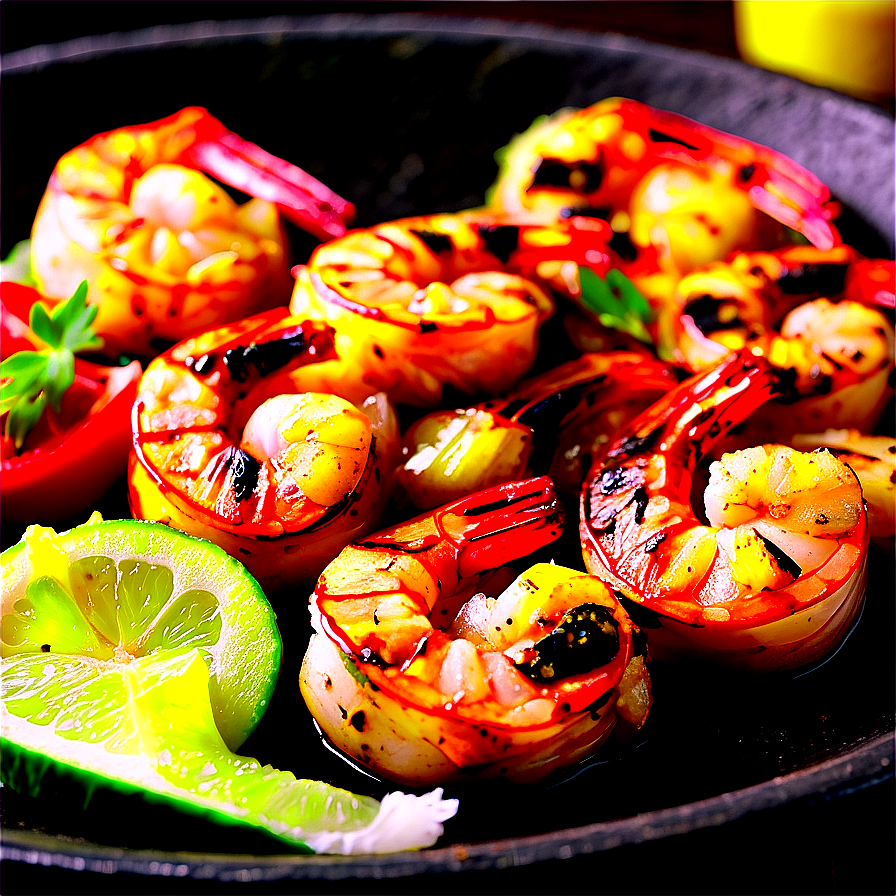 Curry Marinated Grilled Shrimp Png Svm PNG image