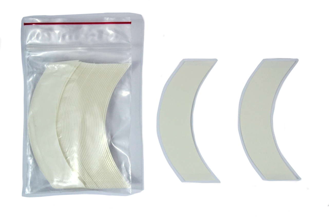 Curved Adhesive Strips Packagedand Unpackaged PNG image