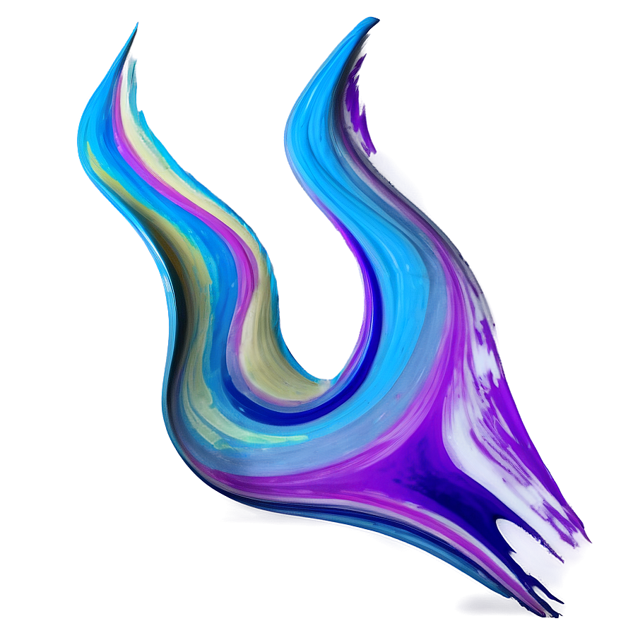 Curved Paint Streak Png Jyy PNG image