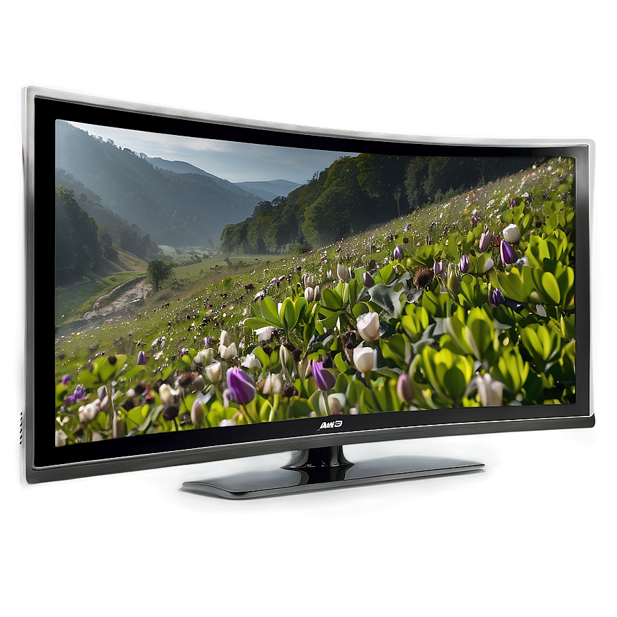 Curved Screen Tv Png Ovc40 PNG image