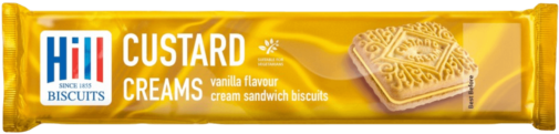 Custard Creams Biscuit Package PNG image
