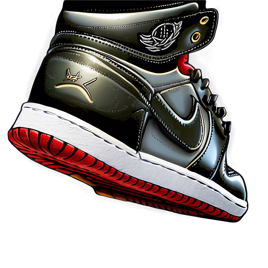 Custom Air Jordan 1 Artwork Png Rsc PNG image