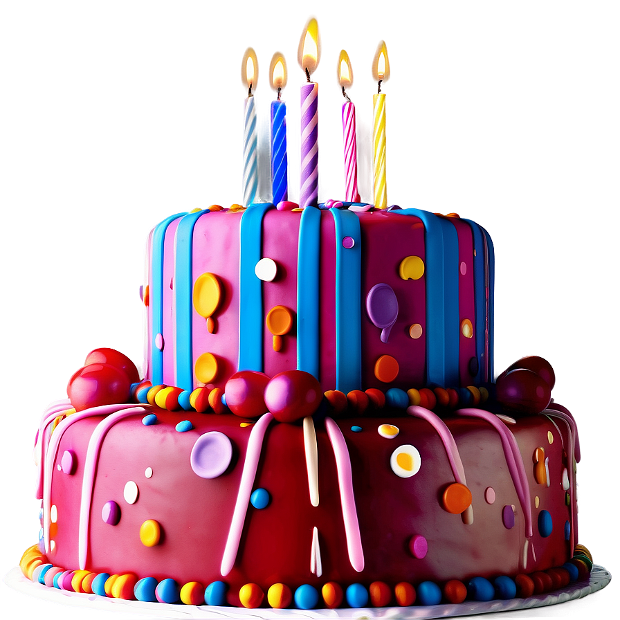 Custom Birthday Cake Png 05042024 PNG image