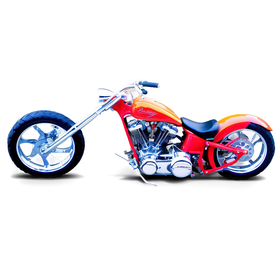 Custom Chopper Motorcycle Png 05212024 PNG image