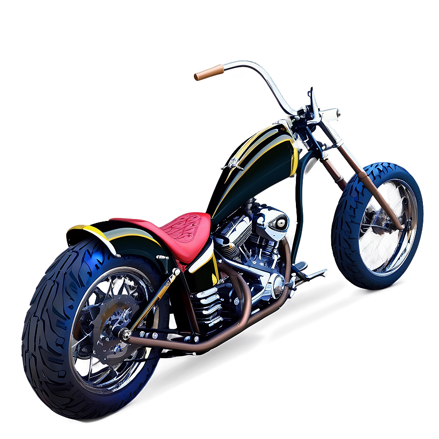 Custom Chopper Motorcycle Png 05212024 PNG image