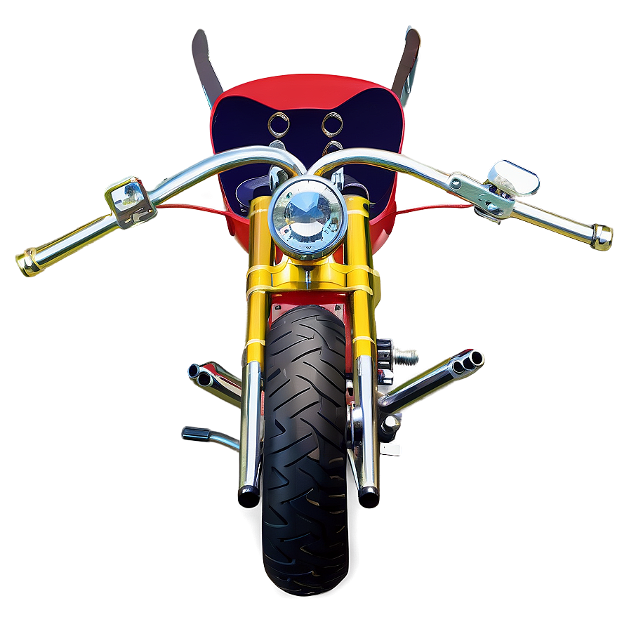 Custom Chopper Motorcycle Png 05212024 PNG image