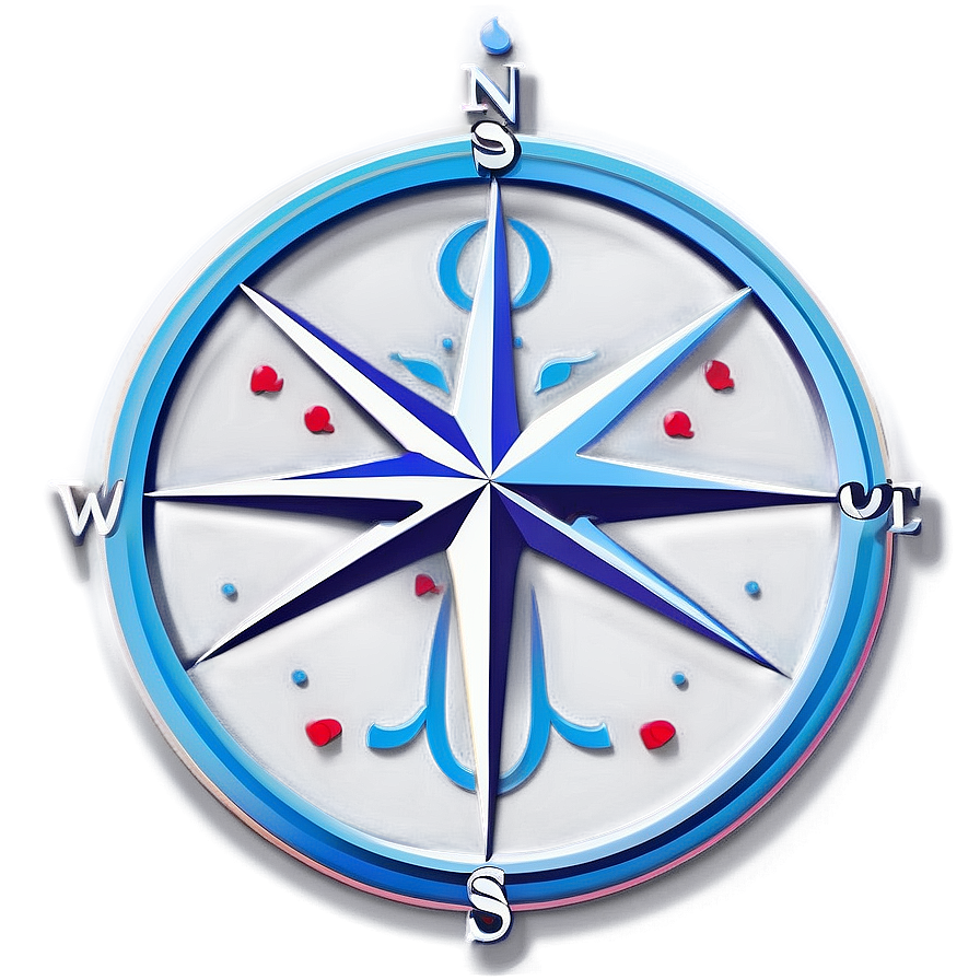 Custom Compass Rose Graphic Png 12 PNG image