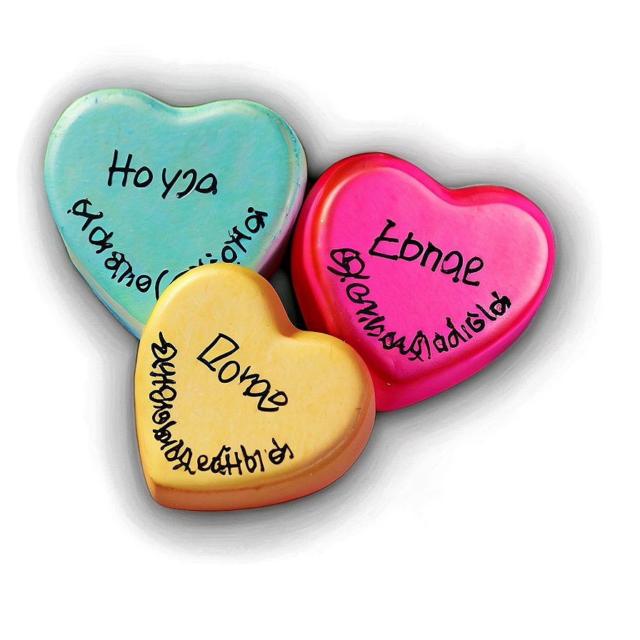 Custom Conversation Hearts Png 77 PNG image