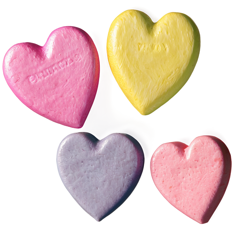 Custom Conversation Hearts Png Xja PNG image