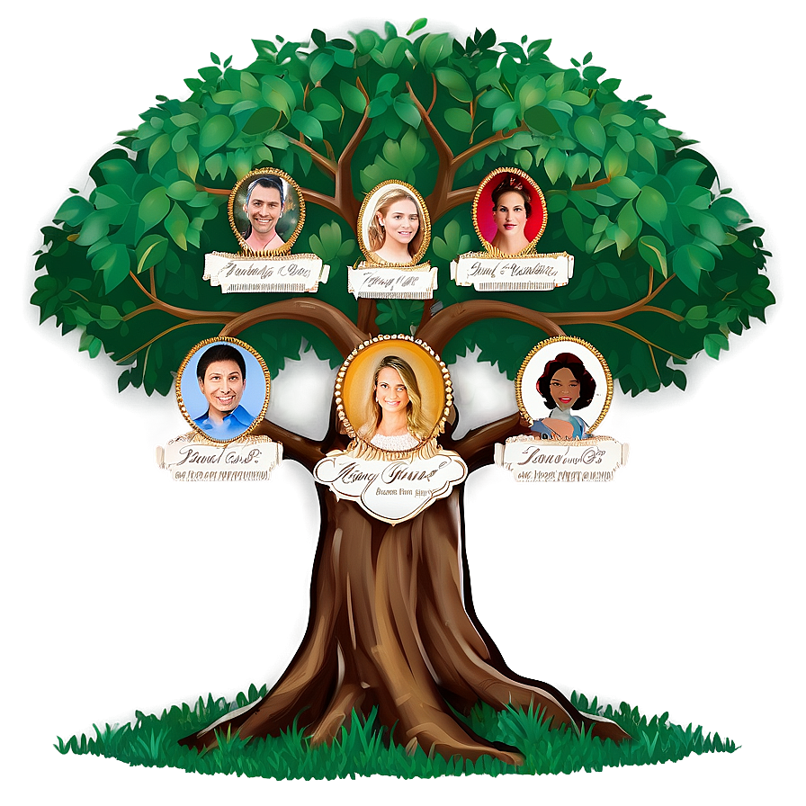 Custom Family Tree For Reunions Png Mrw PNG image