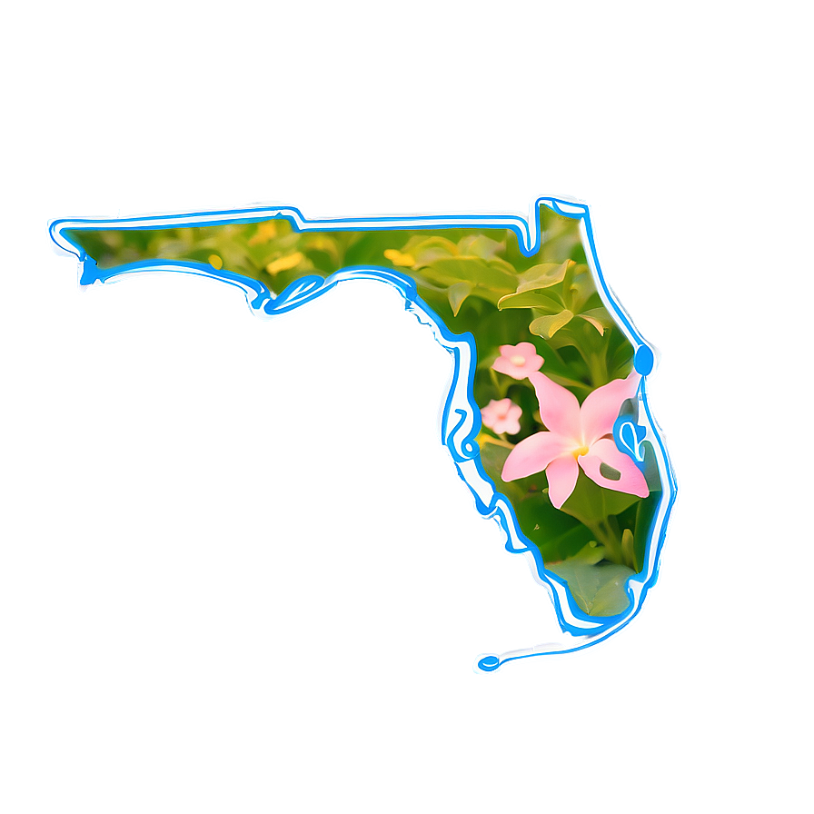 Custom Florida Shape Outline Png 06122024 PNG image