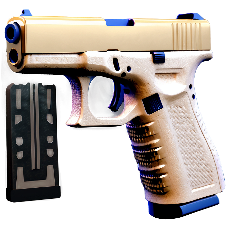 Custom Glock Handgun Design Png 05212024 PNG image