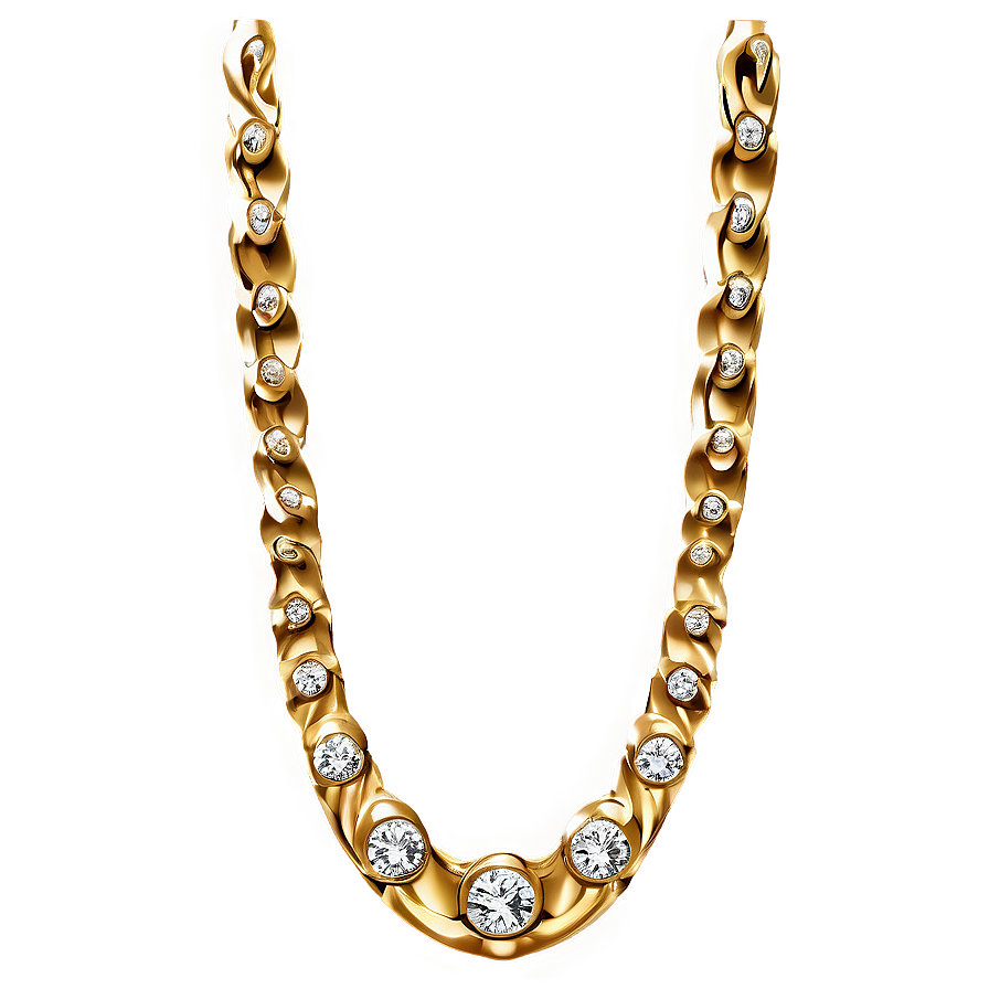 Custom Gold Necklace Png Ddw PNG image