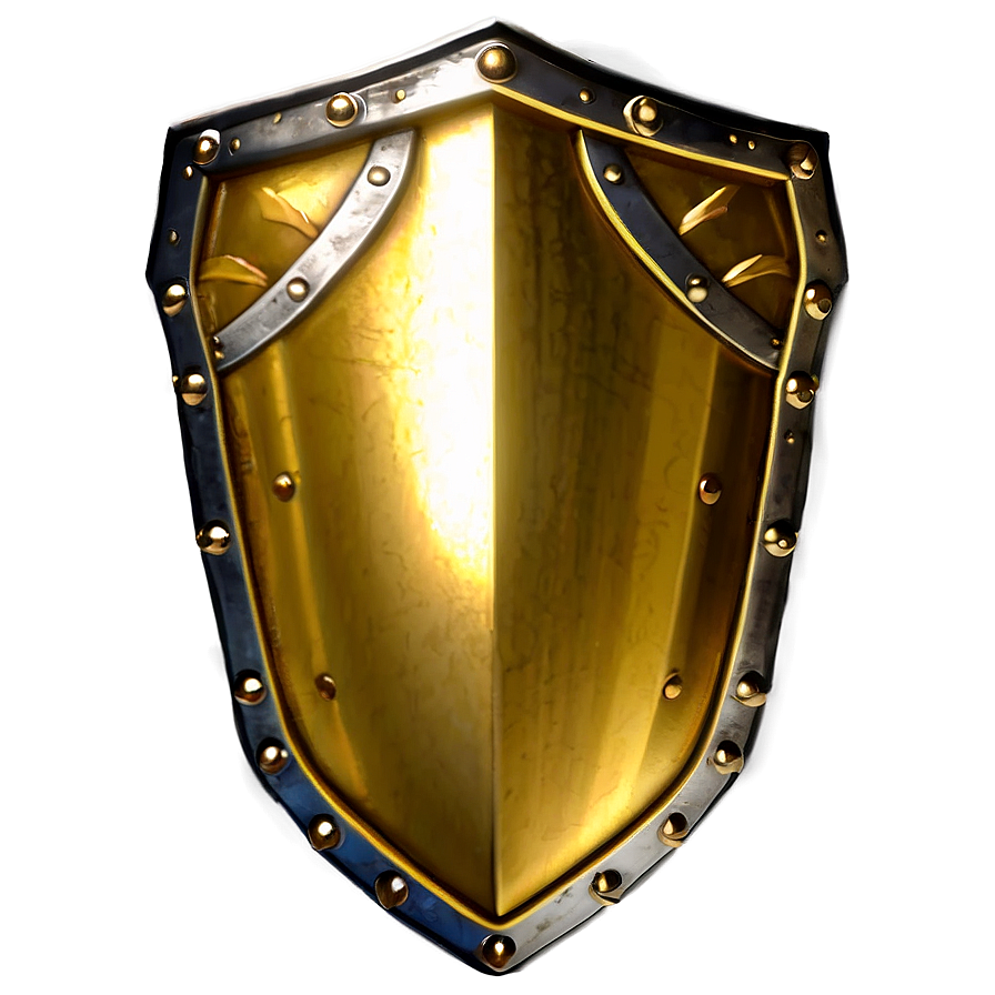 Custom Gold Shield Png 06282024 PNG image