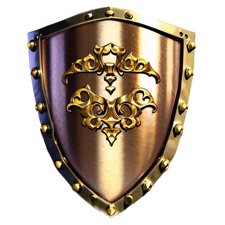 Custom Gold Shield Png 06282024 PNG image