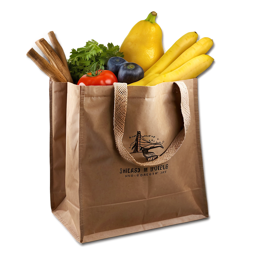 Custom Grocery Bag Png 06132024 PNG image