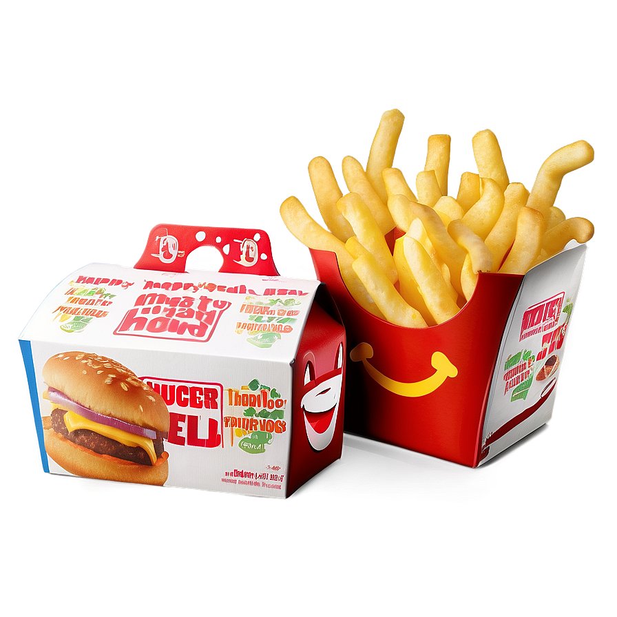 Custom Happy Meal Box Graphics Png Wrf42 PNG image