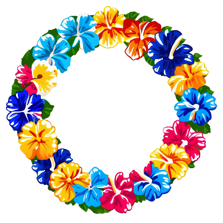 Custom Hawaiian Lei Png Ruj58 PNG image