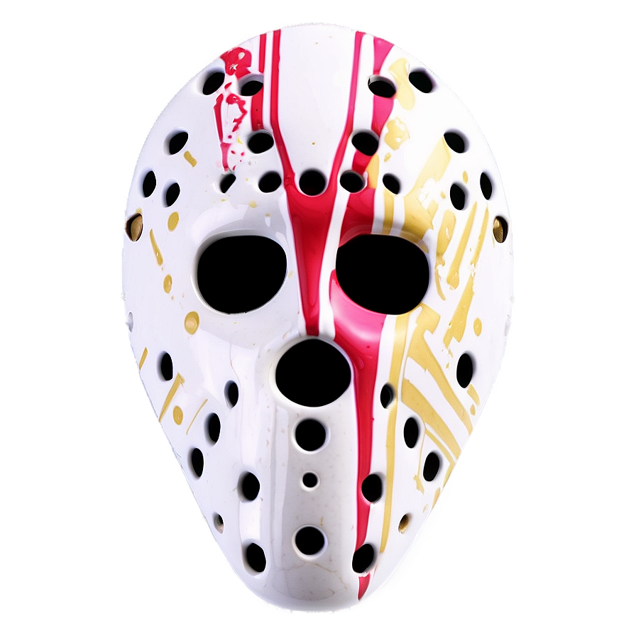 Custom Hockey Mask Artwork Png 06212024 PNG image