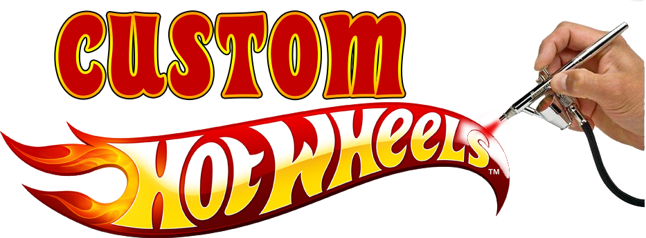Custom Hot Wheels Logo Airbrush PNG image
