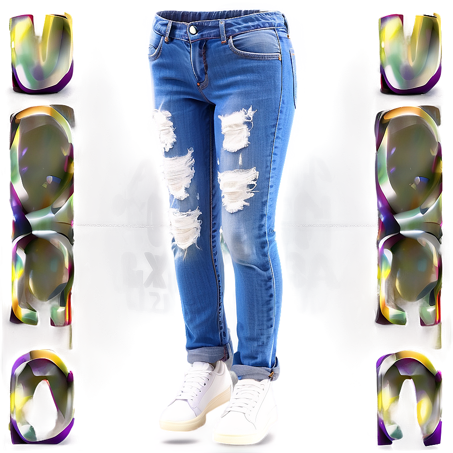 Custom Jean Design Png Ewb PNG image