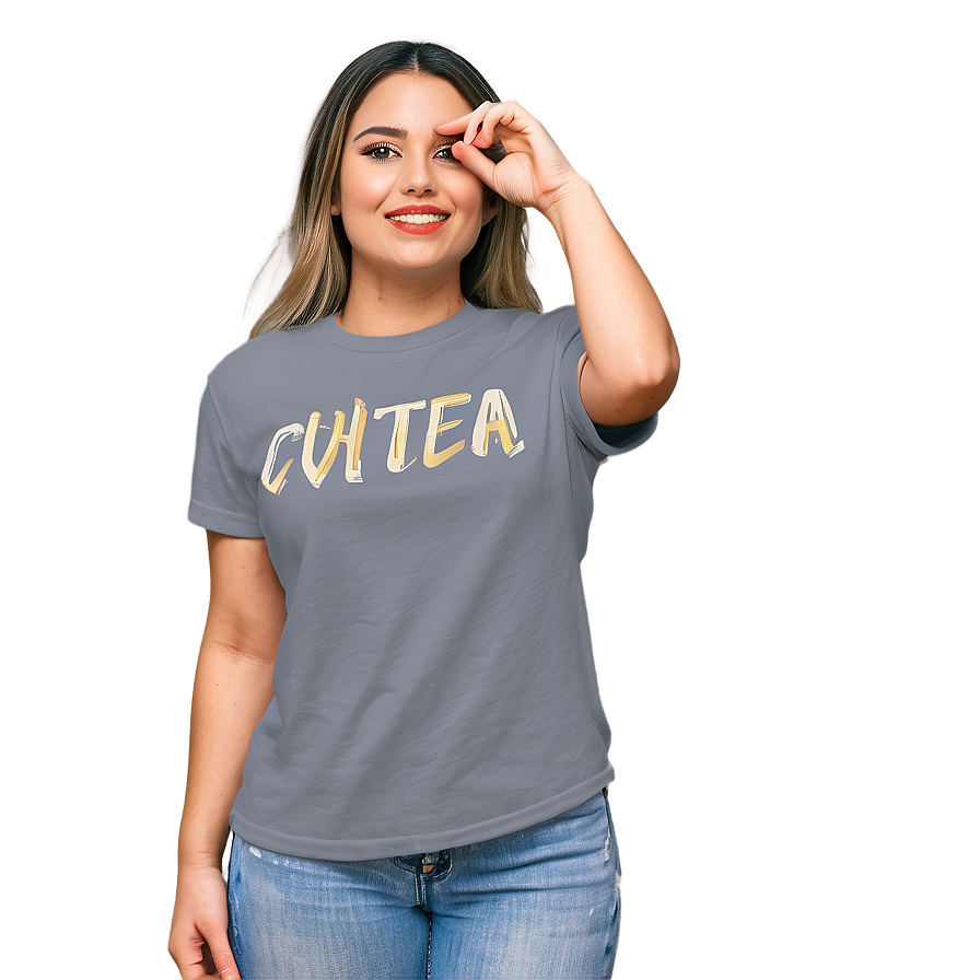 Custom Lettering Graphic Tee Png Tmt24 PNG image