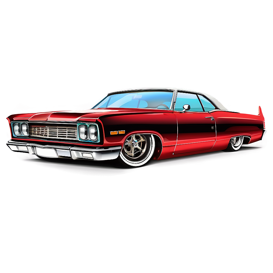 Custom Lowrider Illustration Png 12 PNG image