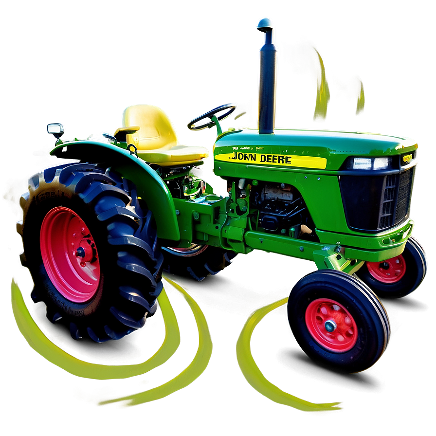 Custom Paint John Deere Tractor Png 8 PNG image