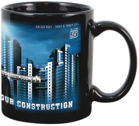 Custom Printed Corporate Mug PNG image